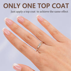 Misssix inner matte texture on gel tips improves adhesion for a clean finish.