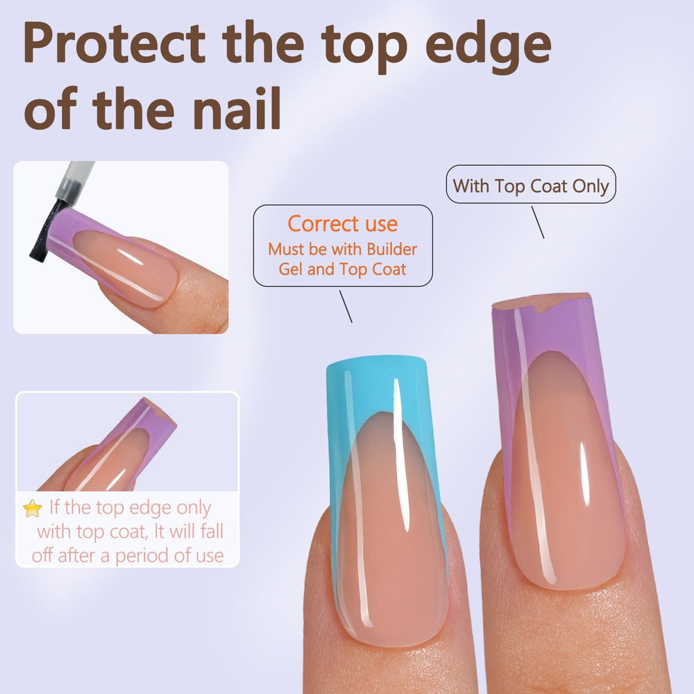Misssix front-edge thick design resists bending for lasting wear