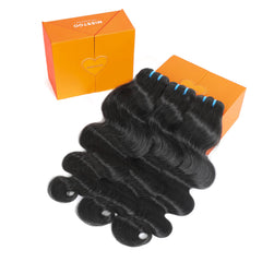 Misstoo 18-inch Cambodian body wave bundle with full density for natural sew-ins.