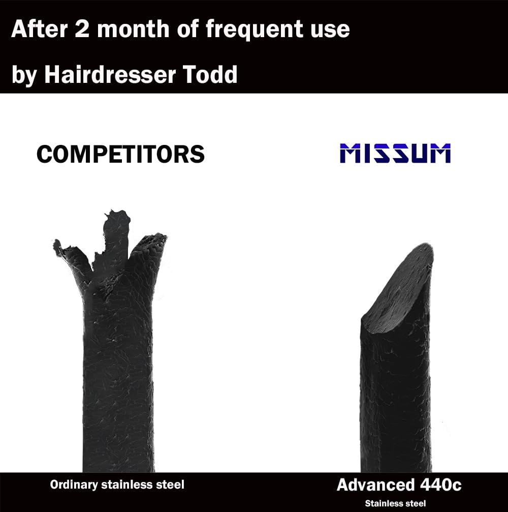 MISSUM lightweight design at 2.2 oz for precise, comfortable trimming.