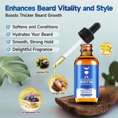 MistySprite beard growth oil ingredient blend with argan and jojoba nourishes follicles