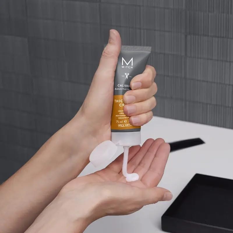 MITCH Calibrate Thickening Cream fragrance lemon aloe evokes fresh scent during styling