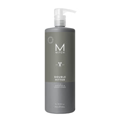 MITCH Double Hitter bottle pour highlights easy one-step cleansing and refreshing feel