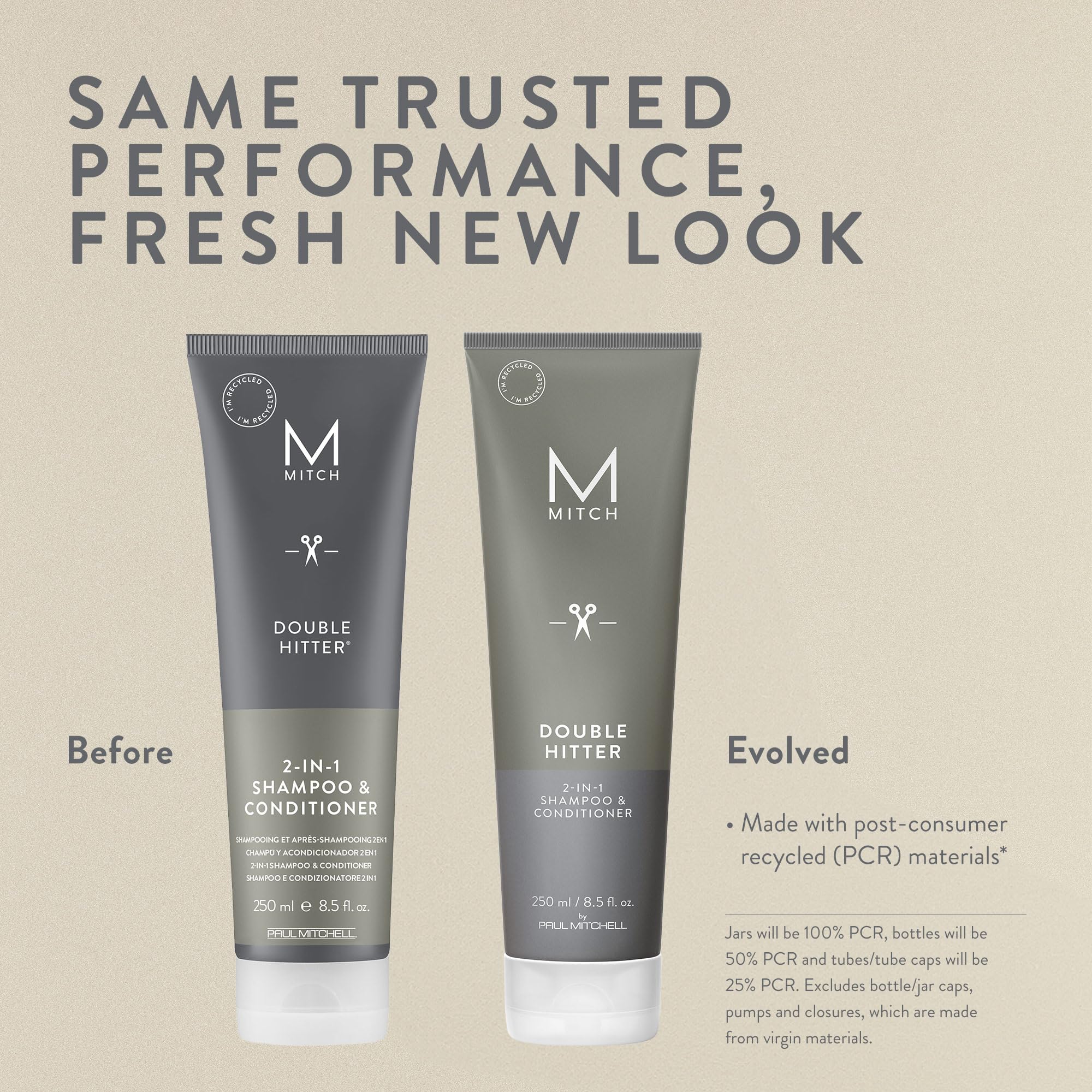 MITCH label detail communicates trusted color-safe formula.