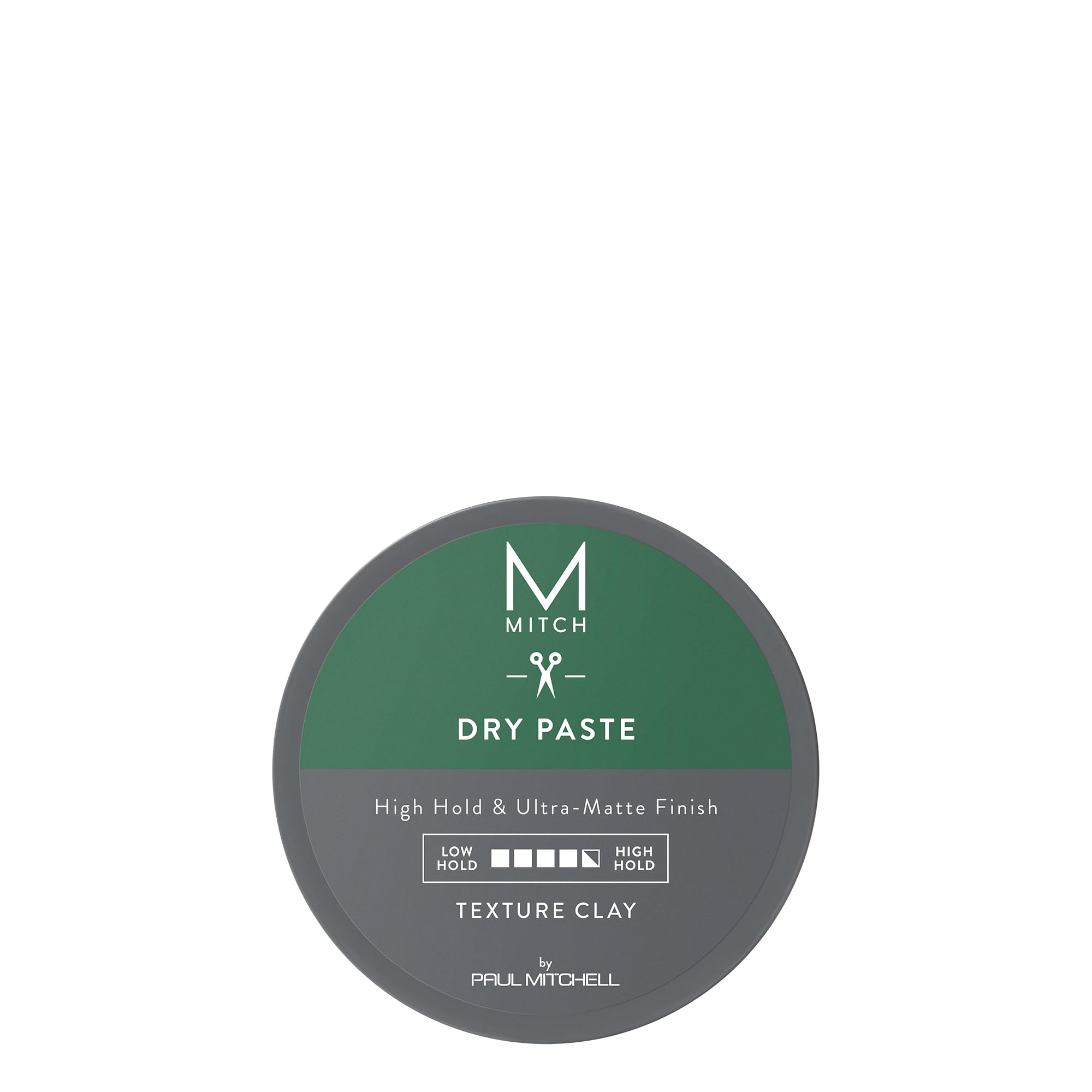 MITCH Dry Paste Texture Clay bottle shows matte finish and energizing agave citrus scent for daily use