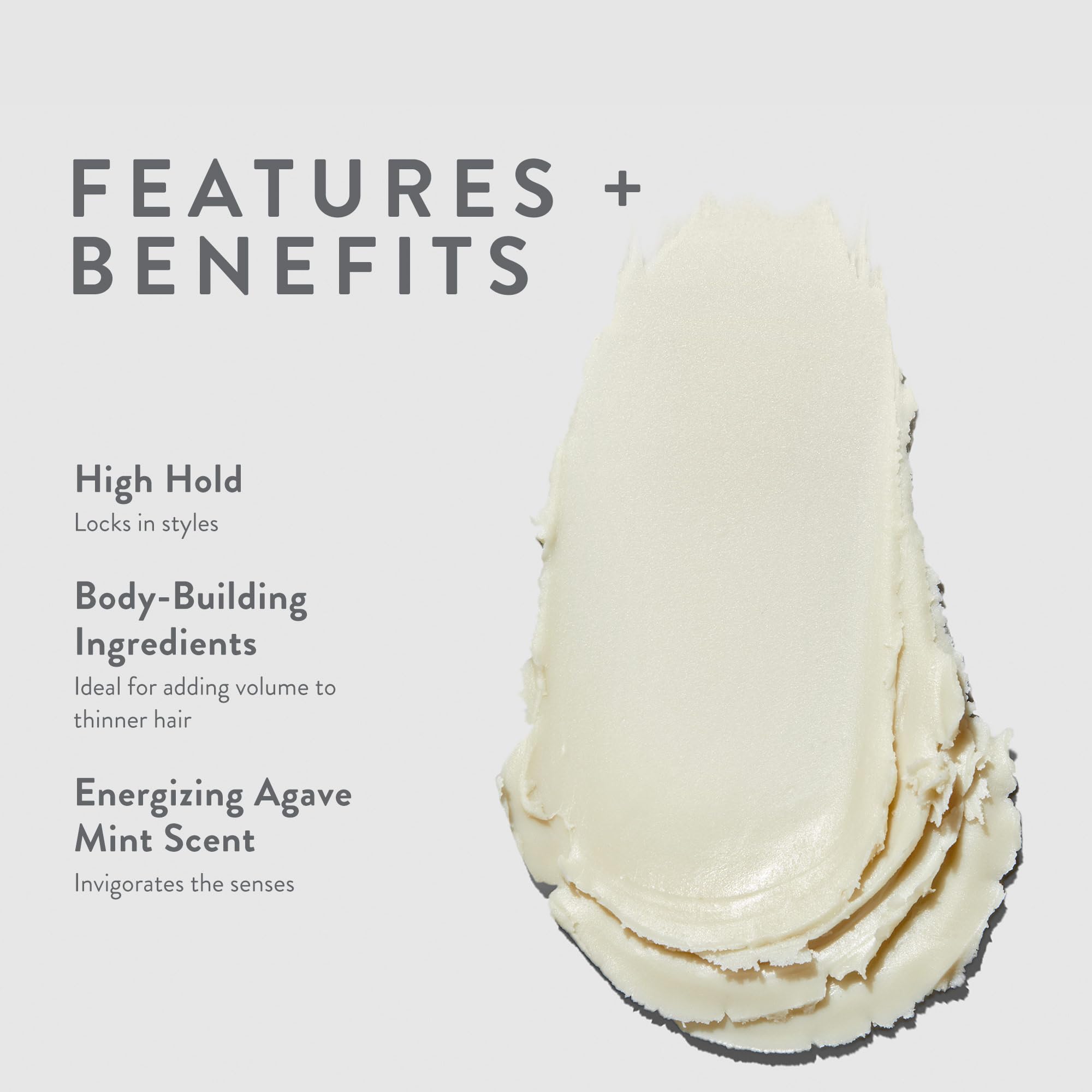 MITCH Dry Paste Texture Clay hair application image enables easy sculpting and definition