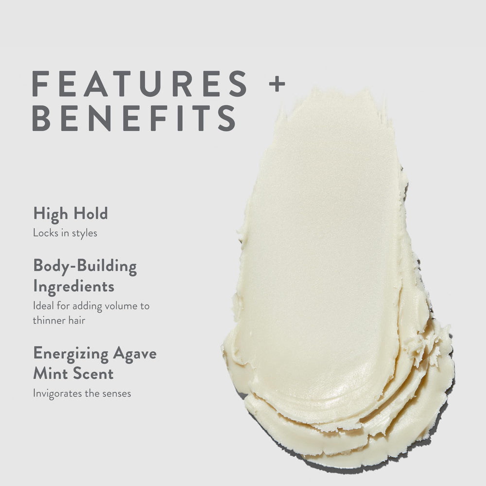 MITCH Dry Paste Texture Clay hair application image enables easy sculpting and definition