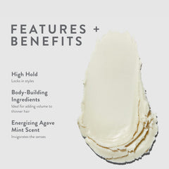 MITCH Dry Paste Texture Clay hair application image enables easy sculpting and definition
