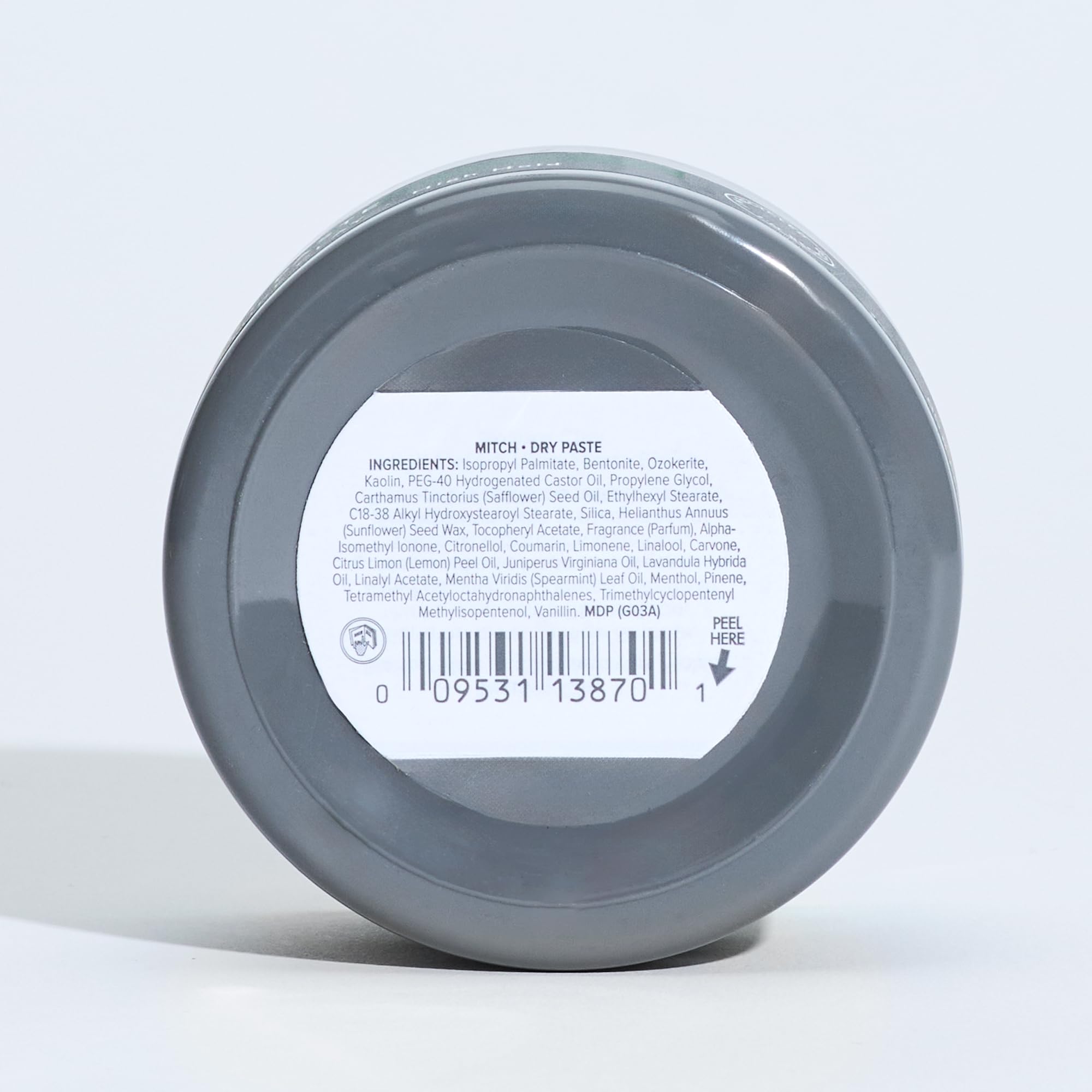 MITCH Dry Paste Texture Clay packaging PCR emphasizes eco conscious materials