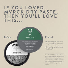 MITCH Dry Paste Texture Clay tub demonstrates portable size for on the go styling benefits