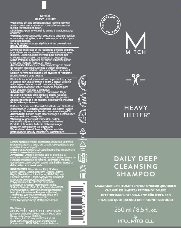 MITCH Heavy Hitter scent and detangling potential in the shower.