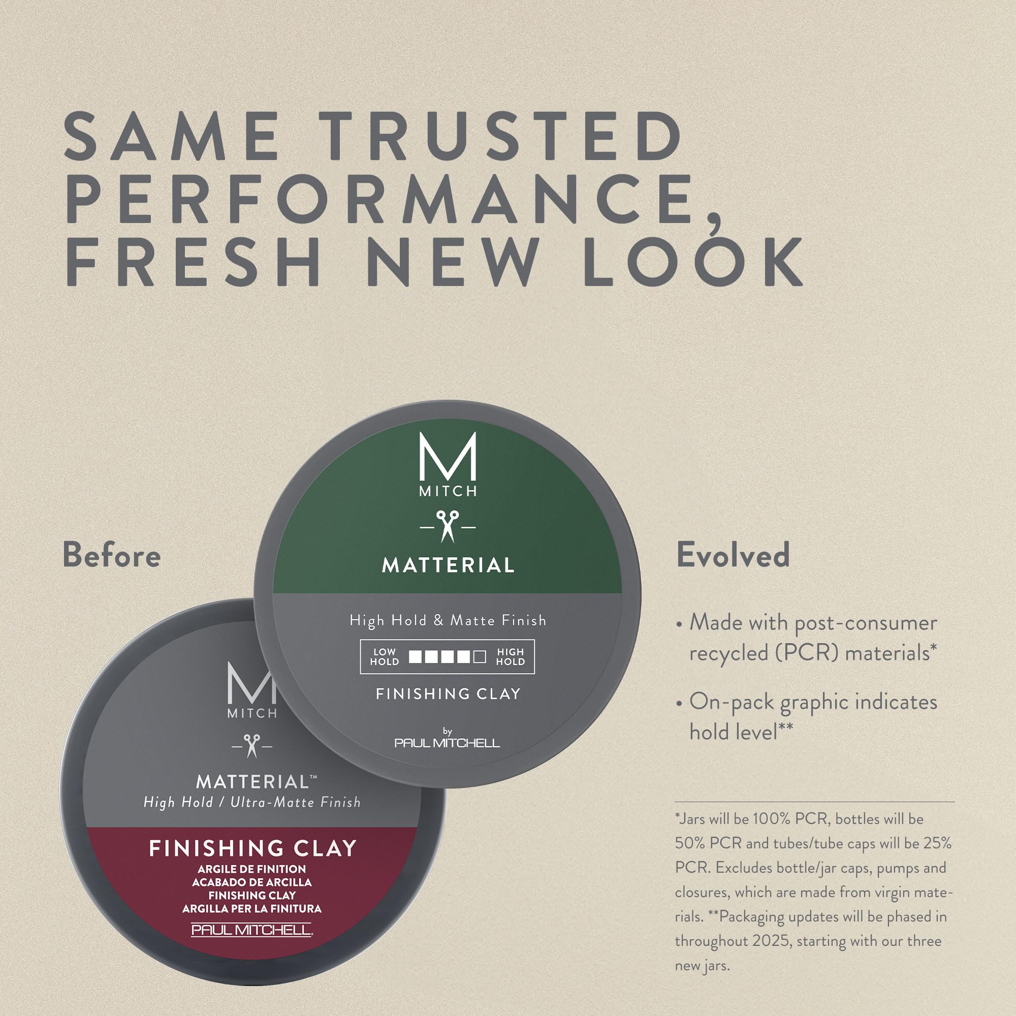 MITCH Matterial Finishing Clay hands-on-application shows easy work-through for flexible, long-lasting hold.