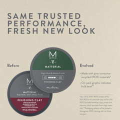 MITCH Matterial Finishing Clay hands-on-application shows easy work-through for flexible, long-lasting hold.