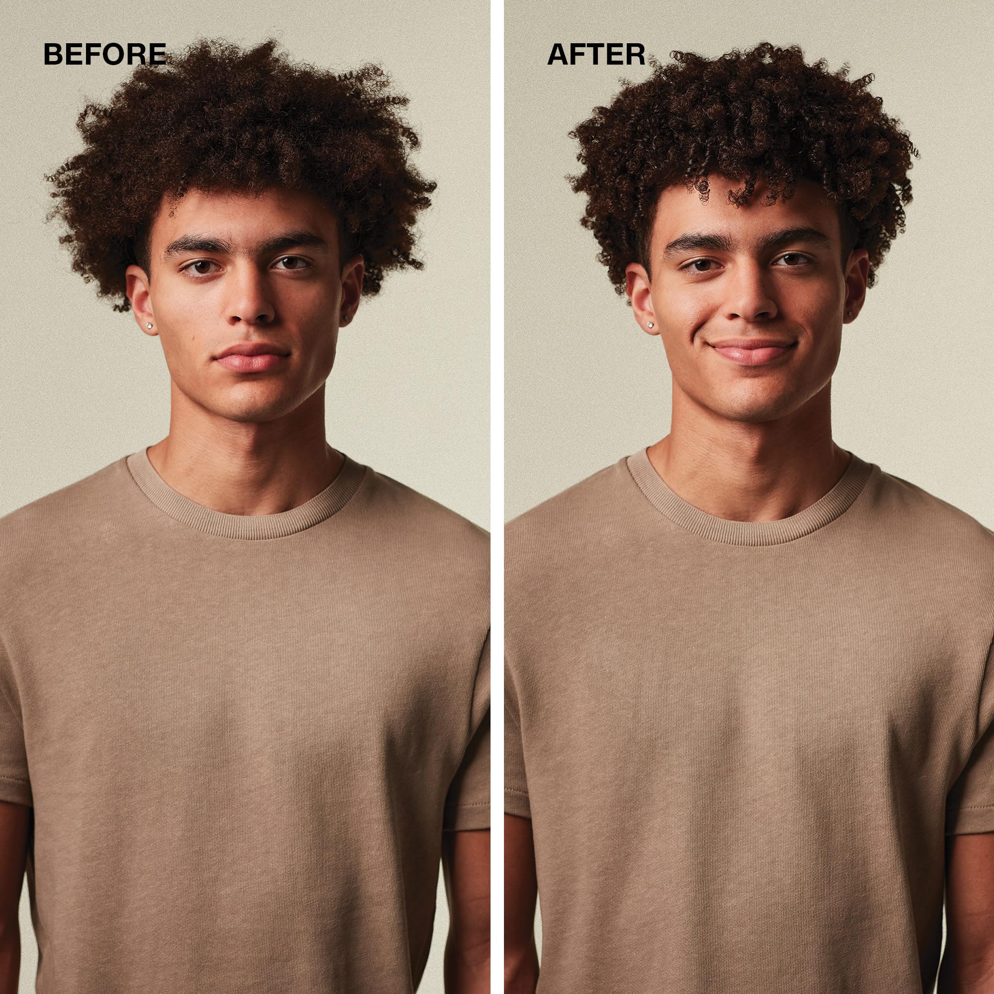 Hair styled with MITCH for a low-shine, modern look.