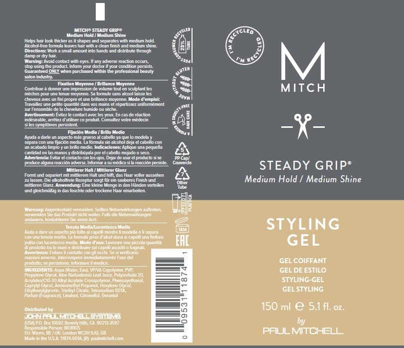 MITCH Steady Grip fragrance pine lavender enhances a refreshing grooming ritual.
