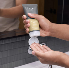 MITCH Steady Grip natural shine finish on styled hair.