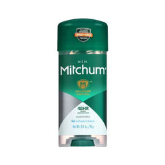 Mitchum Advanced Control Unscented Gel pack displays all-day protection against wetness