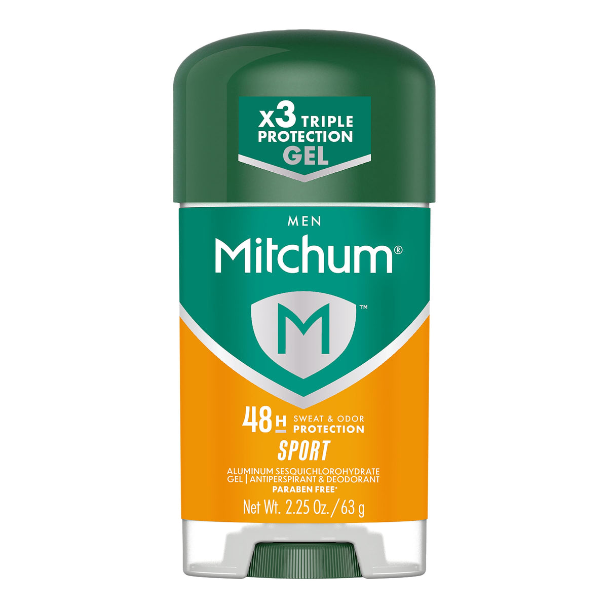 Mitchum triple odor protection gel sport application delivers invisible protection during workouts.