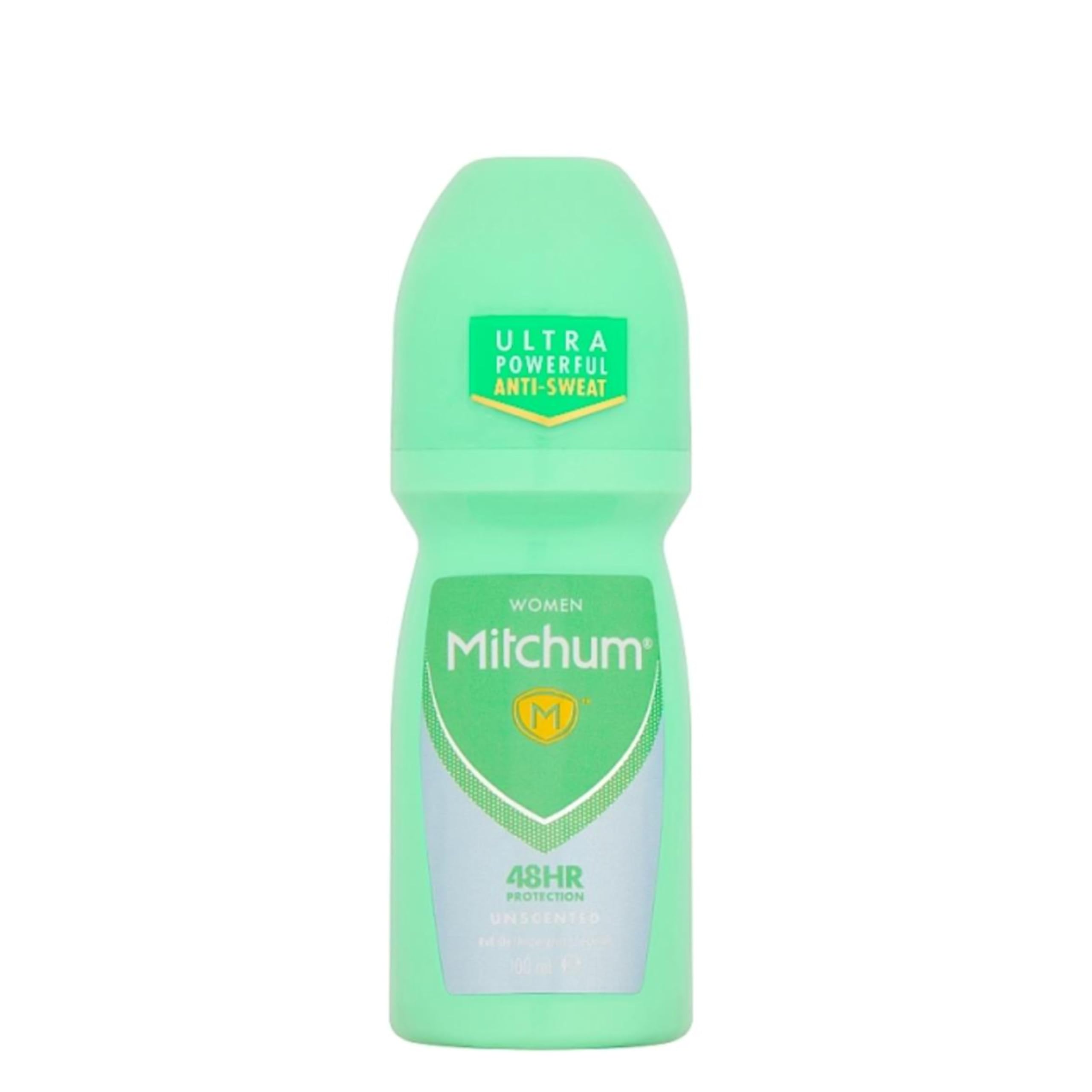 Mitchum Women advanced unscented roll-on being applied for everyday freshness