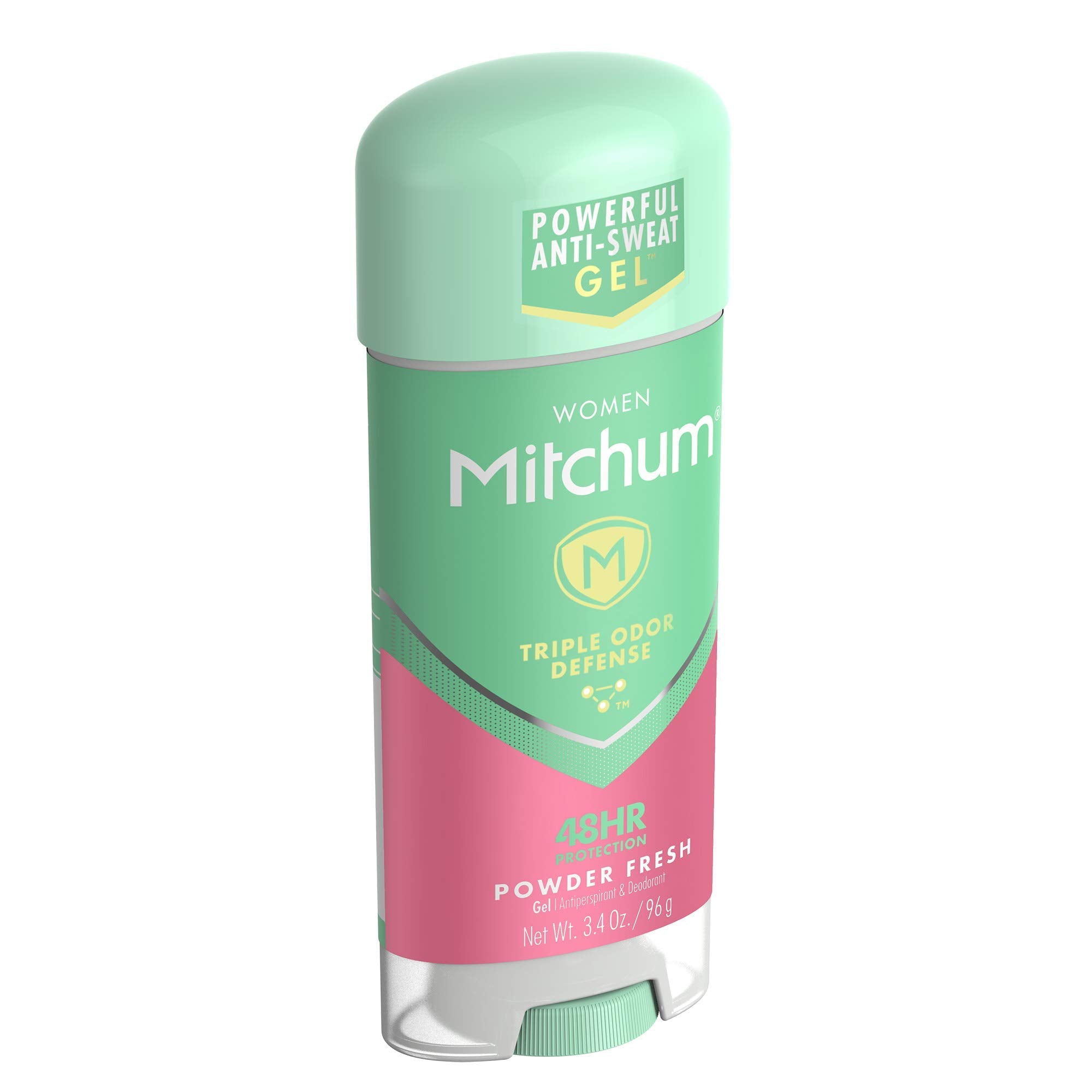 Mitchum Women Clear Gel Powder Fresh close-up highlights clear, residue-free texture