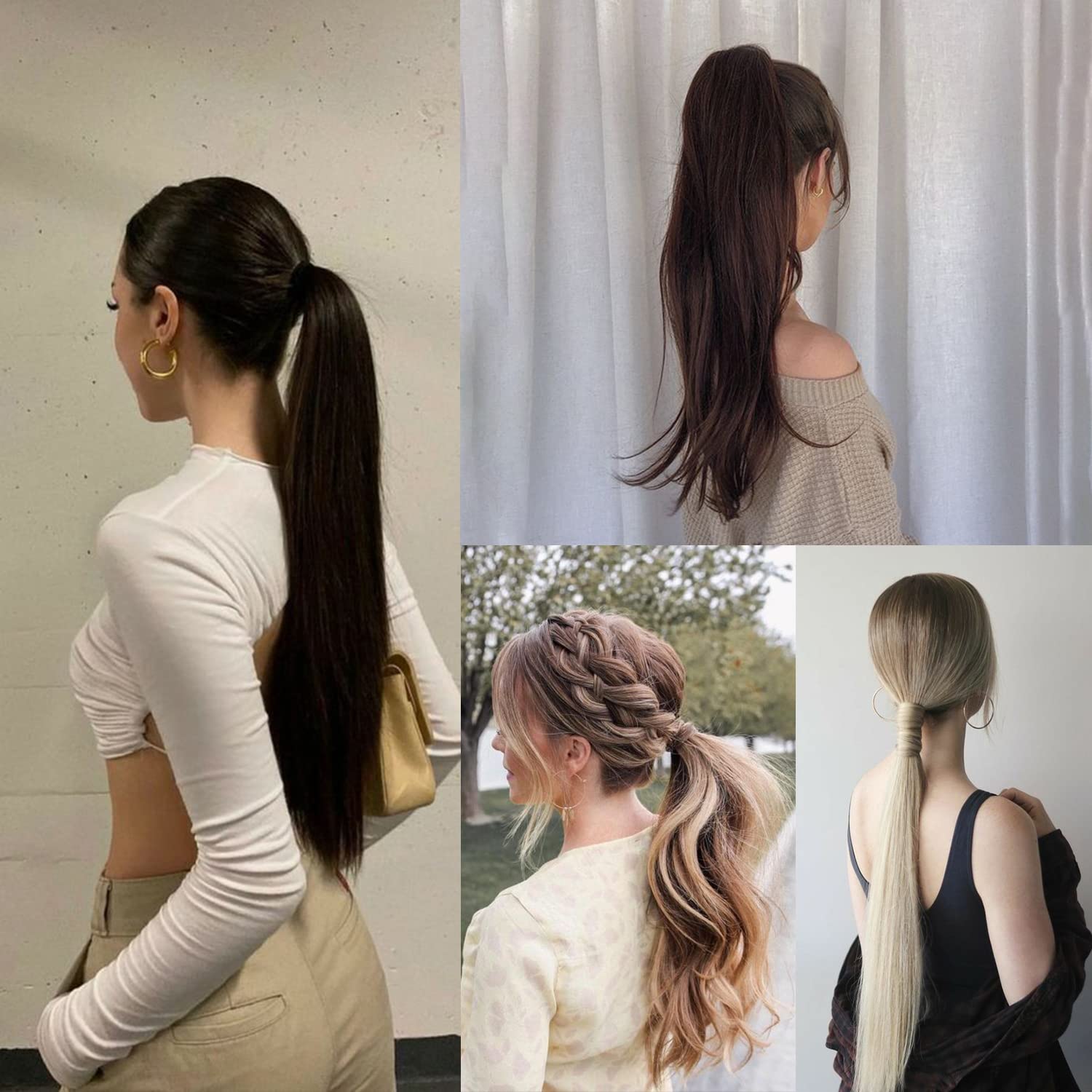 Mitrygreen easy-care hair extension ready for washing and detangling.