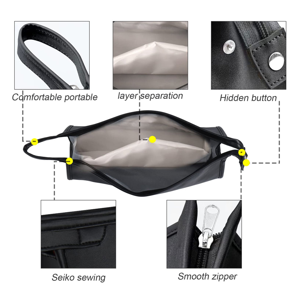 Mity Rain travel case felt-lined interior keeps items snug and protected