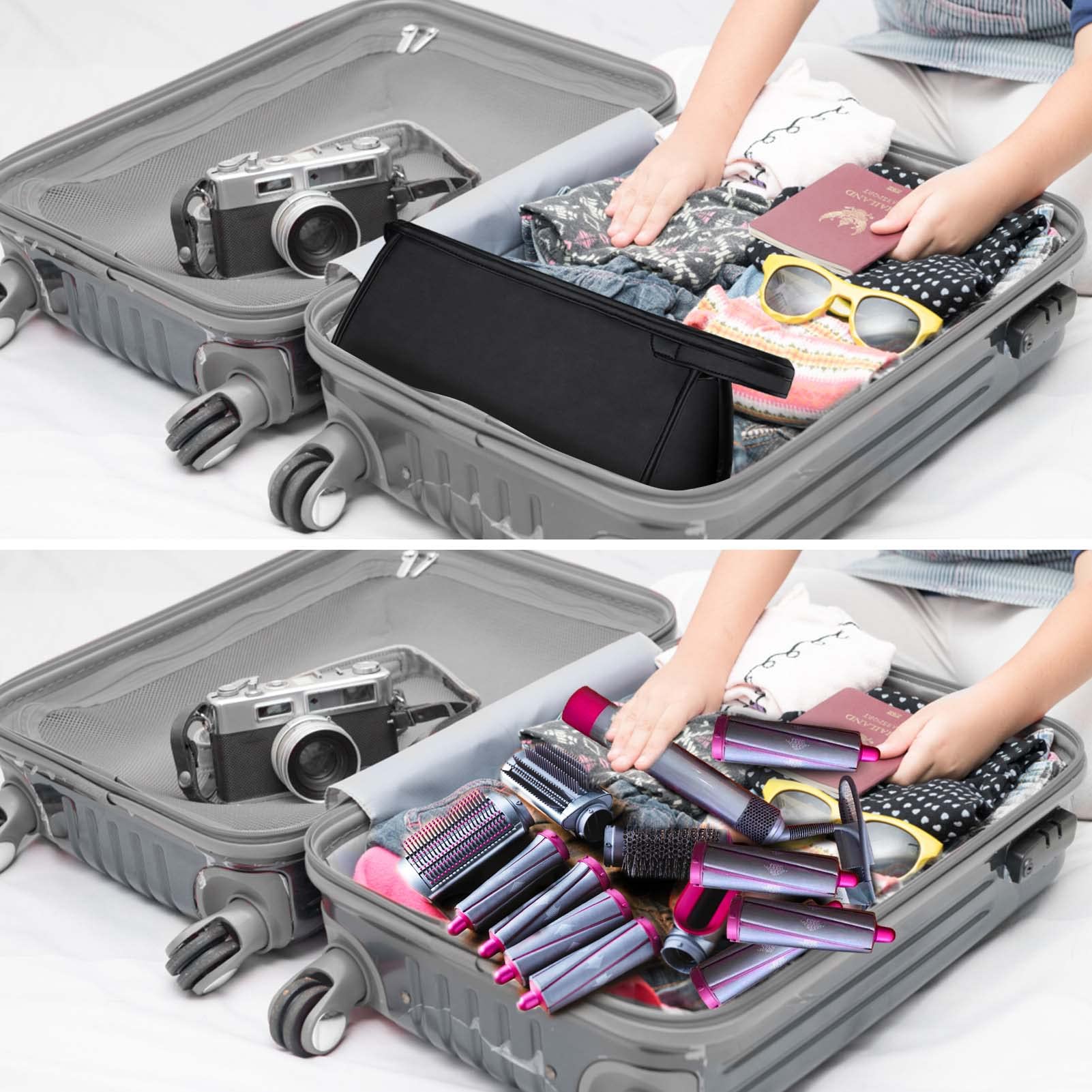 Mity Rain travel case in pink design keeps gear organized on trips