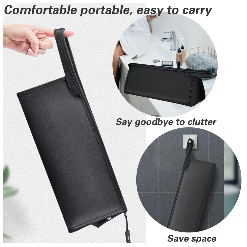 Mity Rain travel case with PU leather waterproof exterior protects gear on the go