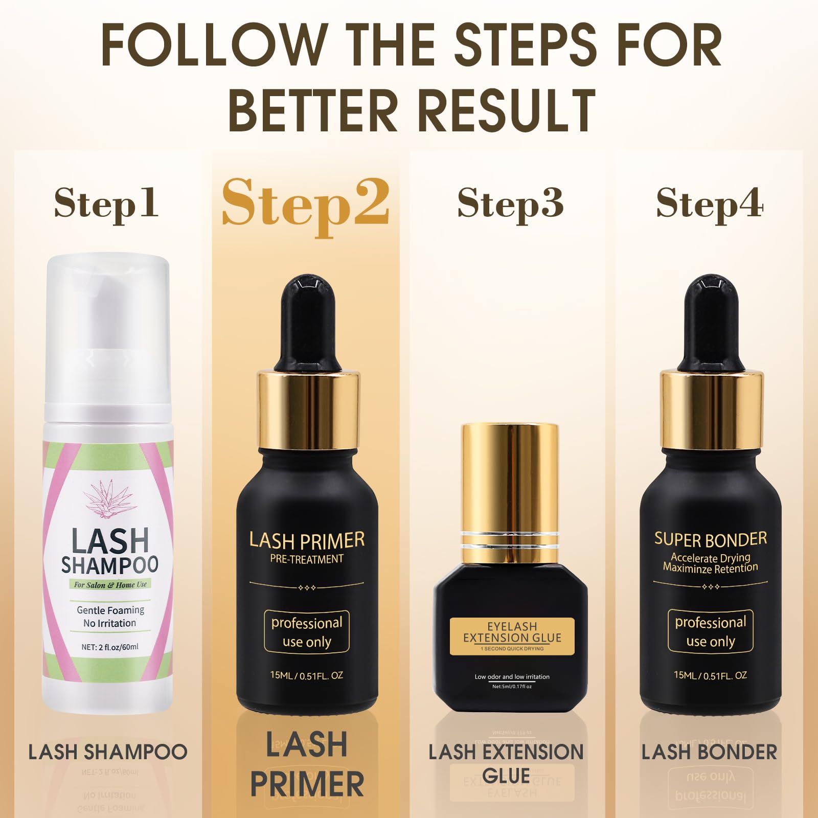 Miuffue Lash Primer label emphasizes balanced formula with glycerin and L-Arginine.