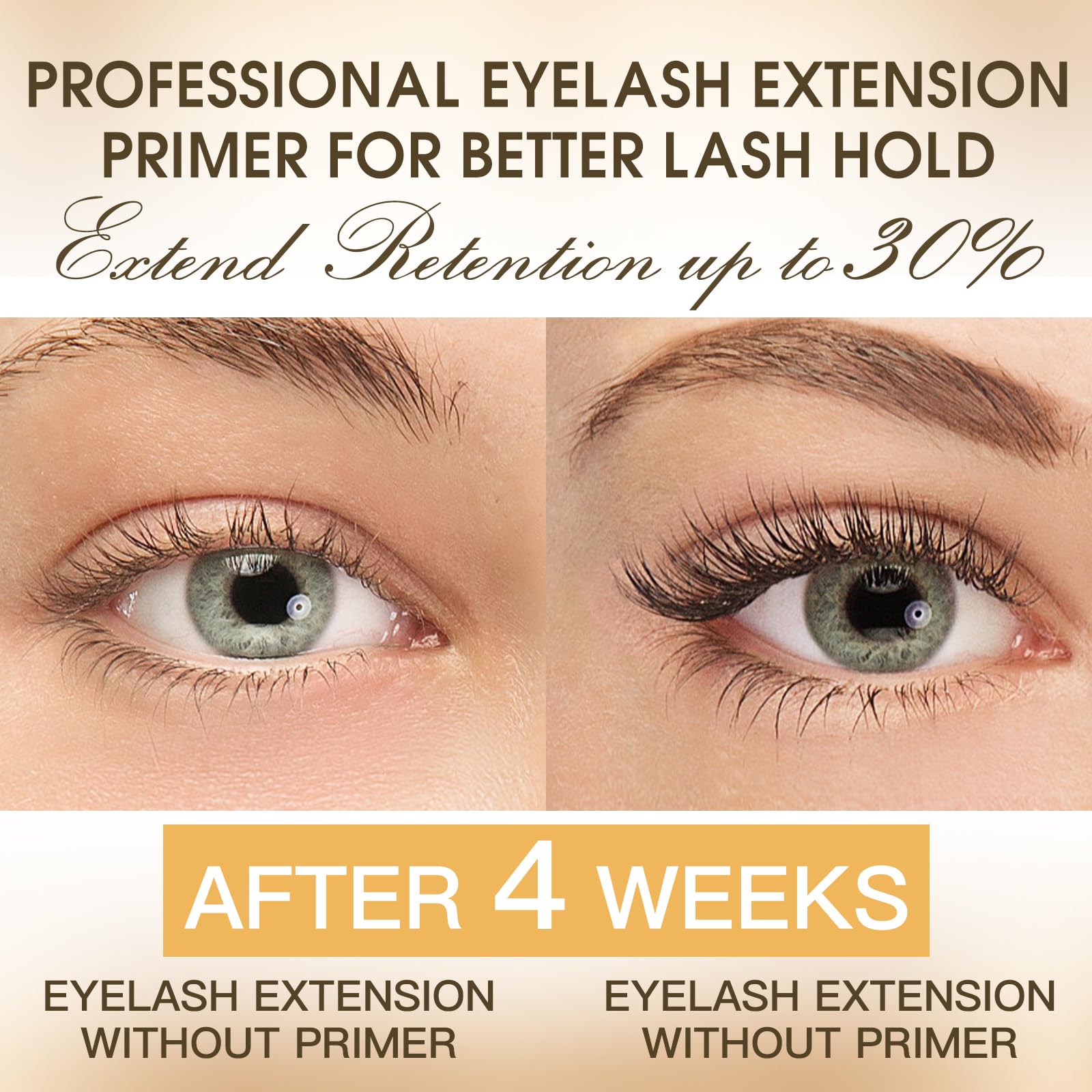 Miuffue Lash Primer packaging signals professional-use product for lash artists.