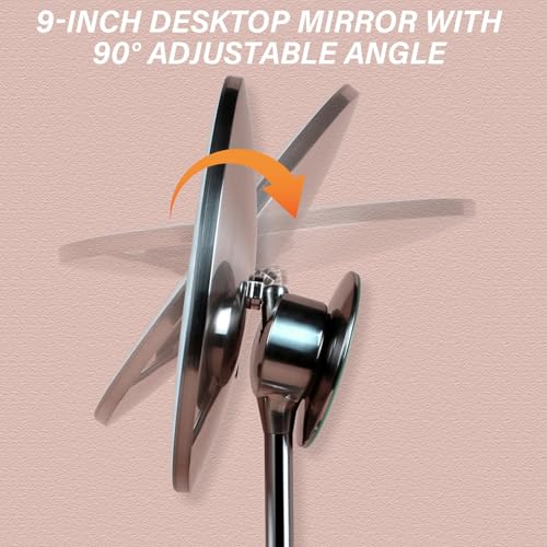 Miusco makeup mirror 10x magnification for detailed skincare routines