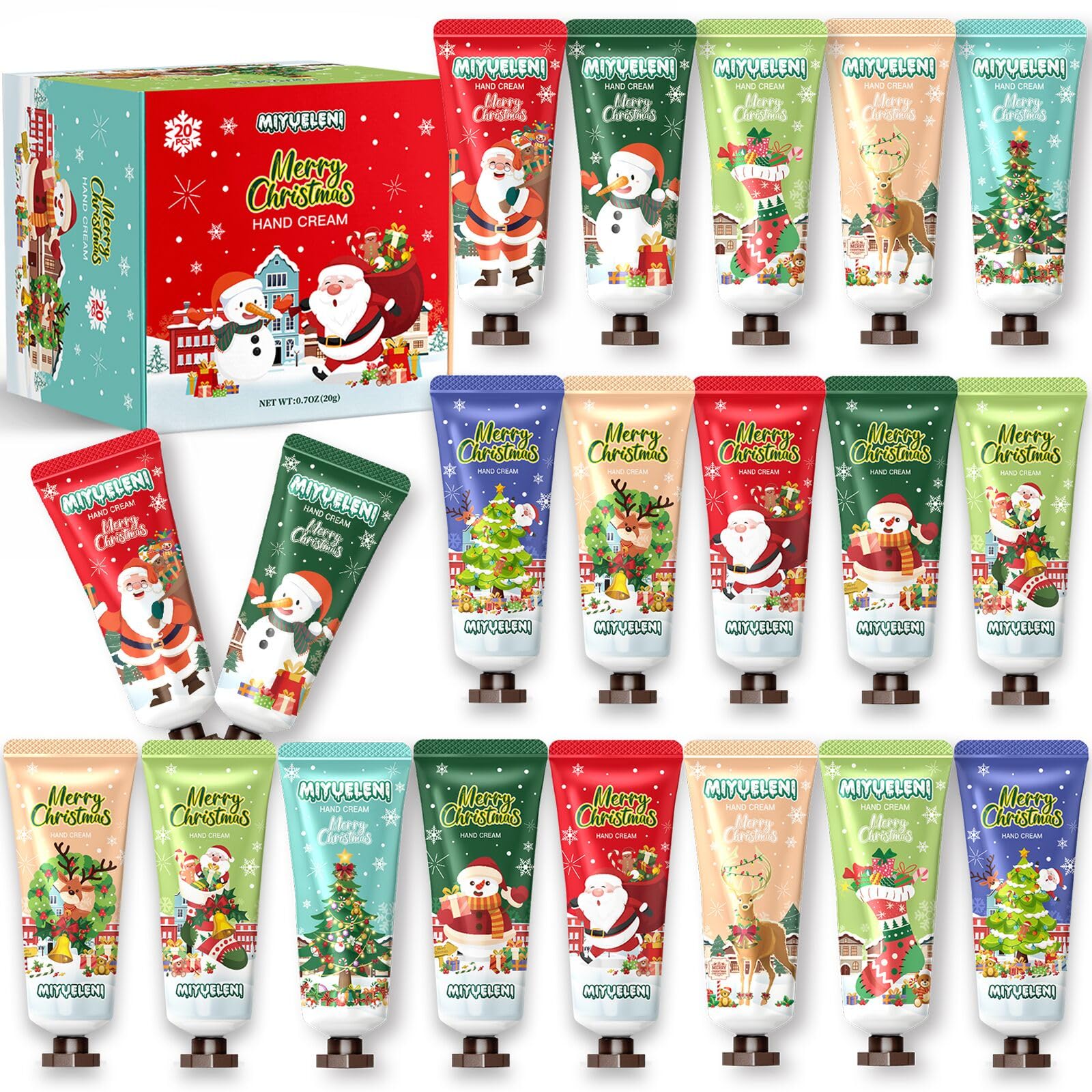 MIYUELENI Christmas hand lotion set packaging for gifting and daily care