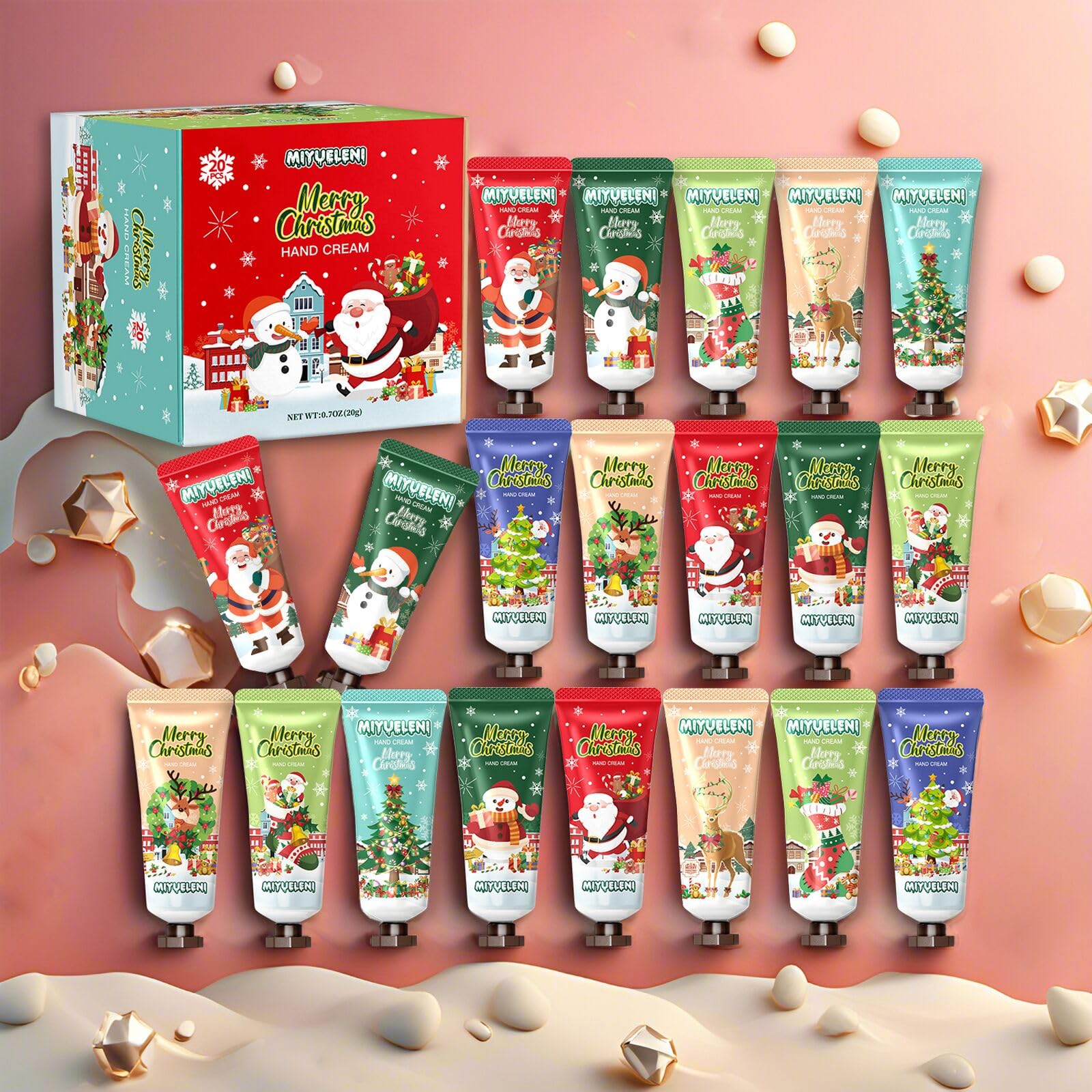 MIYUELENI scented hand lotion collection with five fragrances for daily moisture