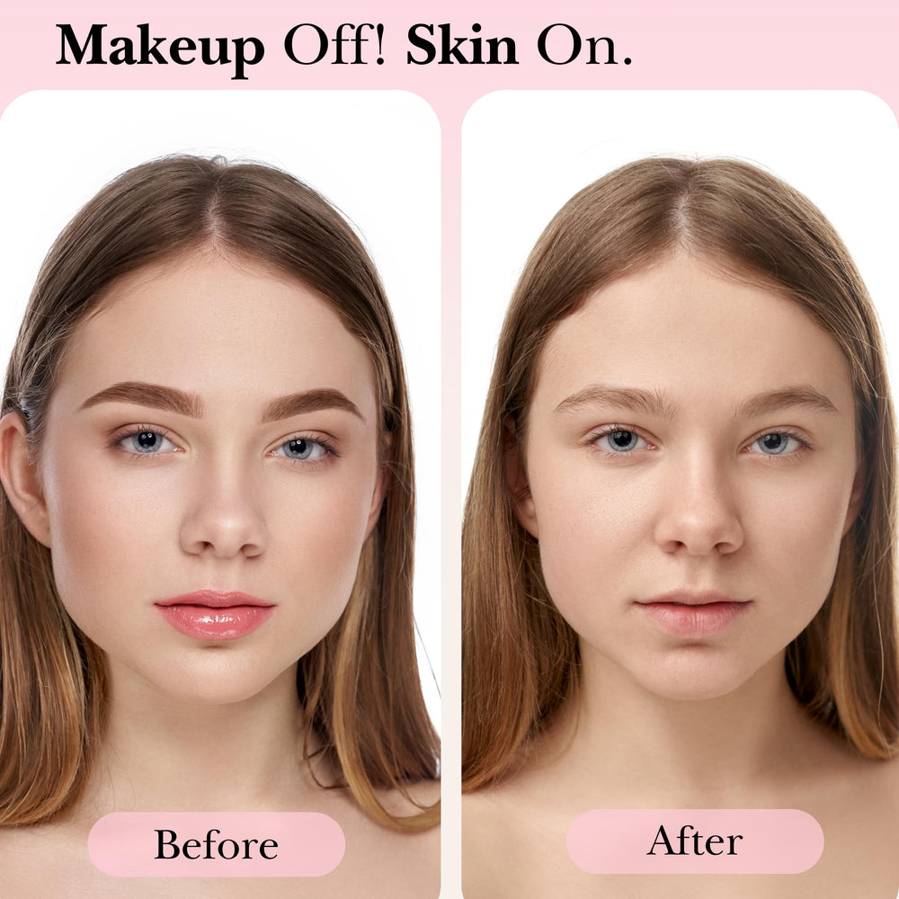 mivida alcohol-free wipes closeup supports non-irritating makeup removal.