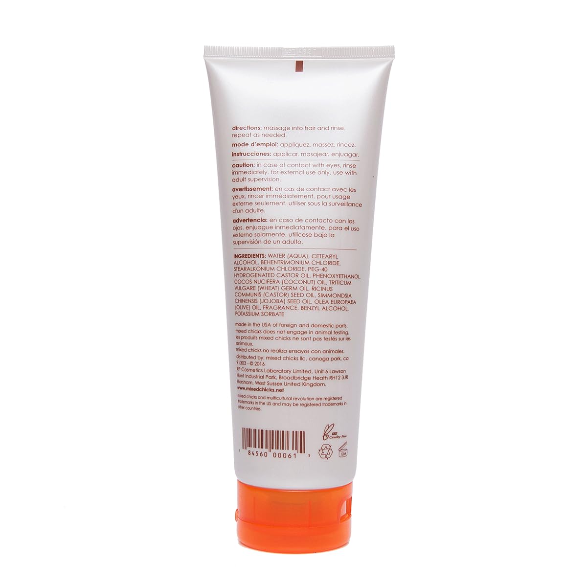 Mixed Chicks Co-Wash bottle pour view highlighting detangling hydration.