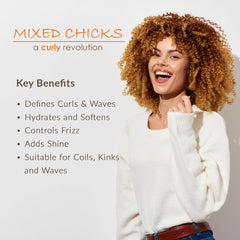Mixed Chicks finger-styling helps define twists and manage coils.
