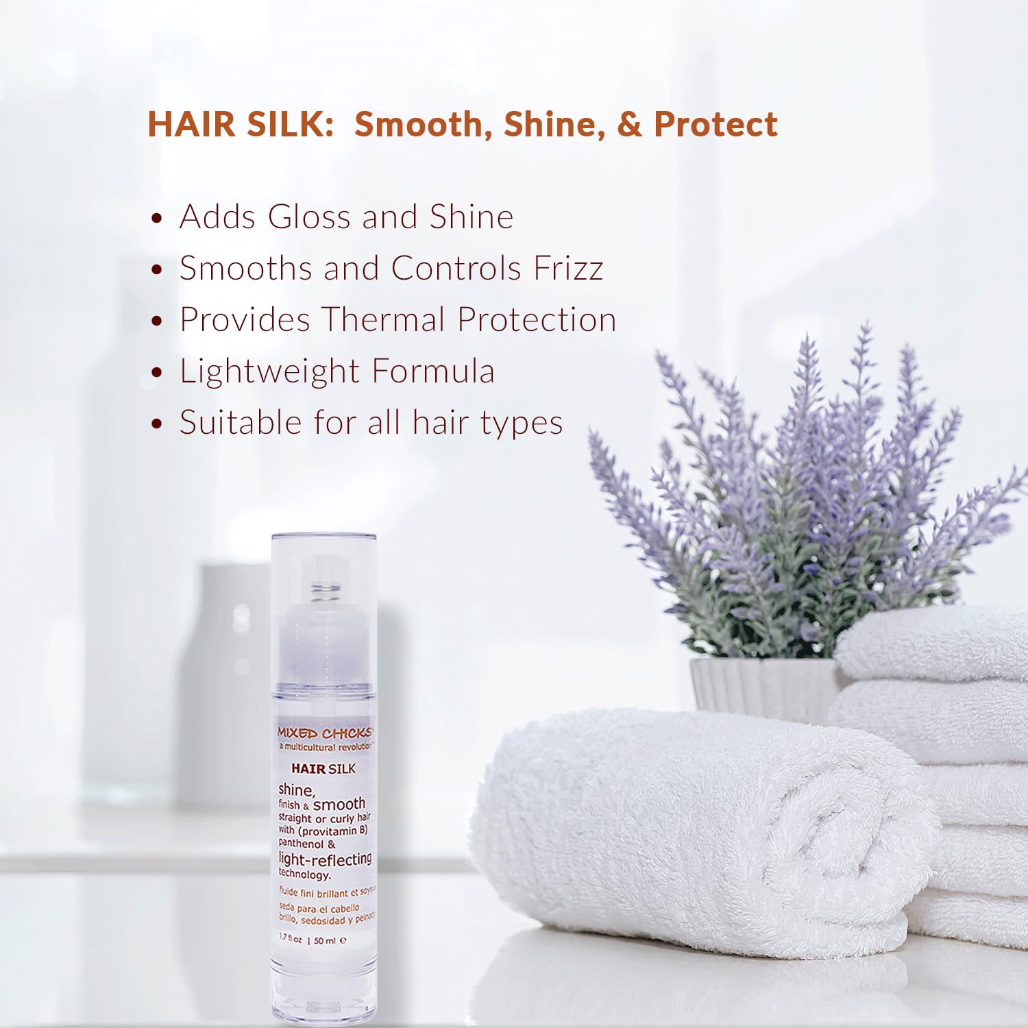 Mixed Chicks Deep Conditioner close-up on nourished hair