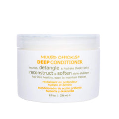 Mixed Chicks Detangling Deep Conditioner bottle pour for easier detangling