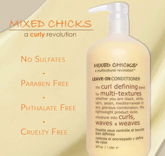Mixed Chicks frizz-free-shine-closeup highlights hydrated, glossy texture without heaviness.
