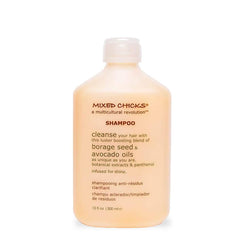 Mixed Chicks Gentle Clarifying Shampoo bottle highlights a gentle cleanse for all hair types.