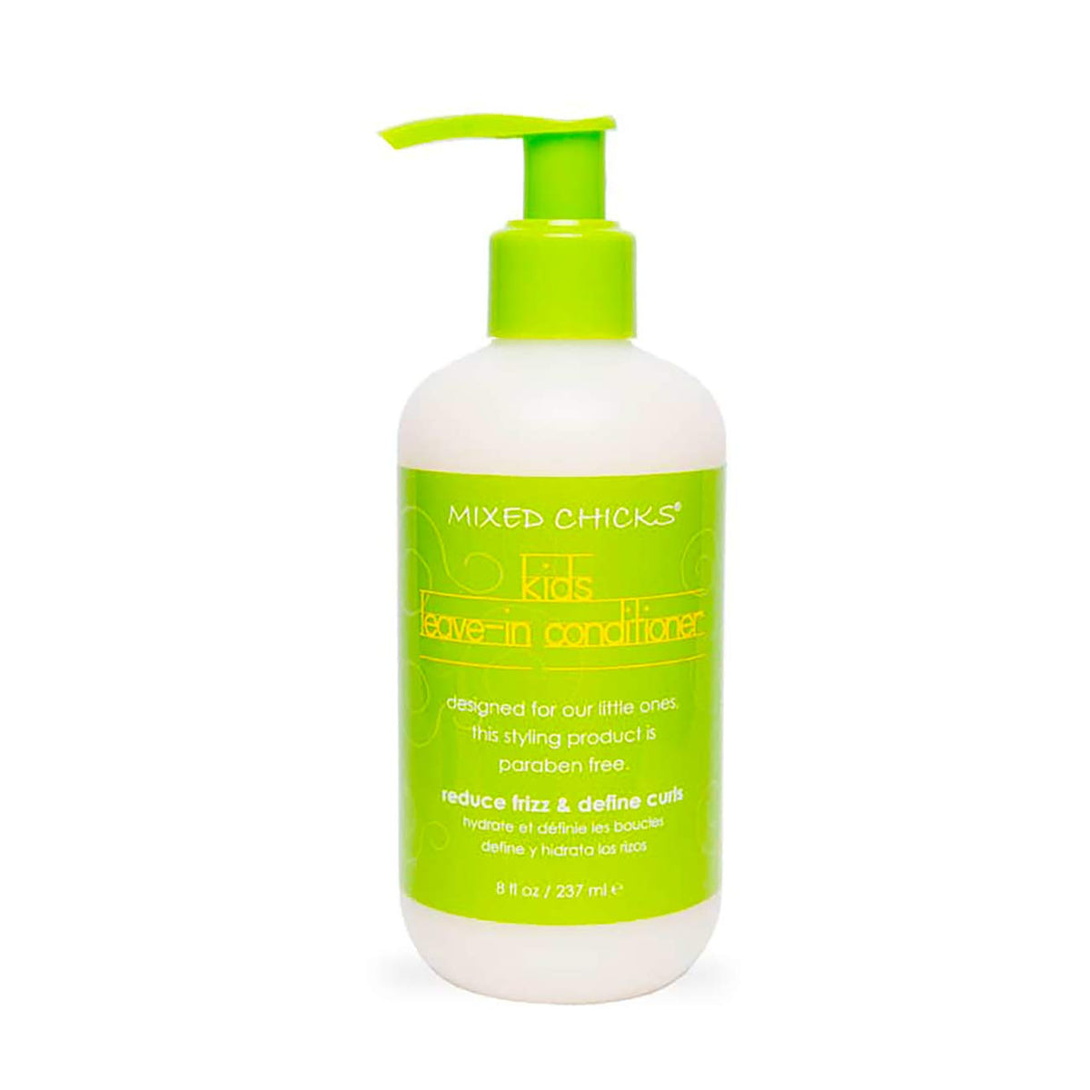 Mixed Chicks Kids Leave-In Conditioner bottle for gentle frizz control on curls