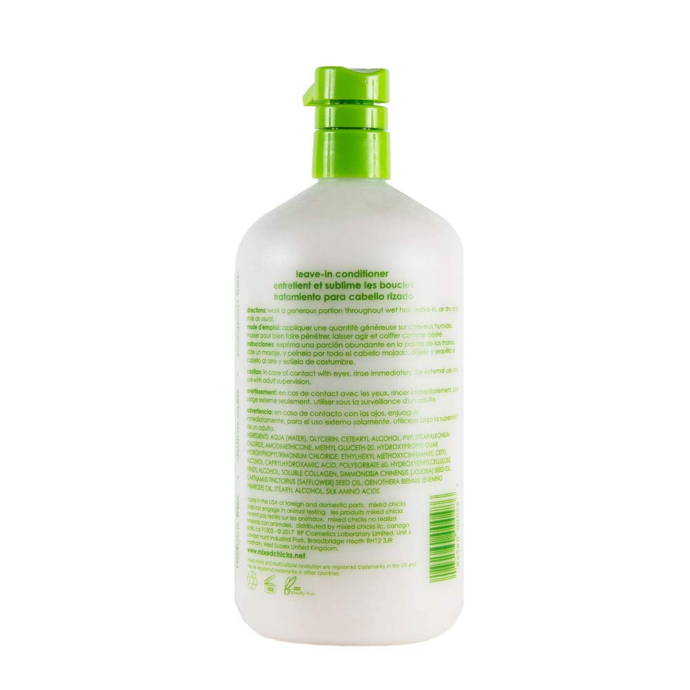 Mixed Chicks Kids Leave-In Conditioner curl-definition focus with soft hold on curls.