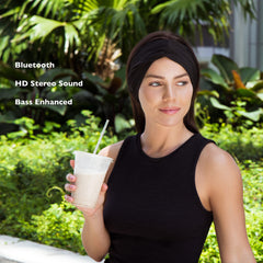 Mixiba headband headphones close-up highlighting HD stereo and comfortable fit