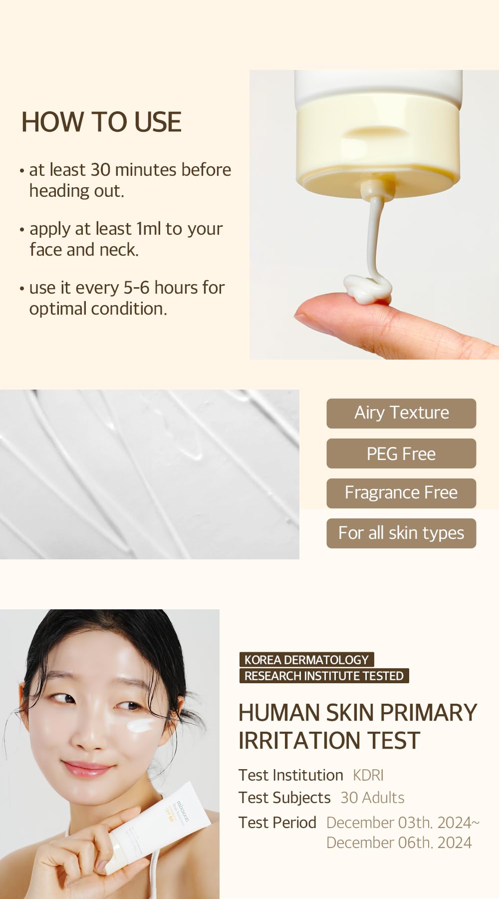 Mixsoon Bean Sunscreen ideal for reapplication on sunny hikes.
