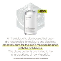 Mixsoon Bean Toner texture close-up looks light and refreshing on skin.