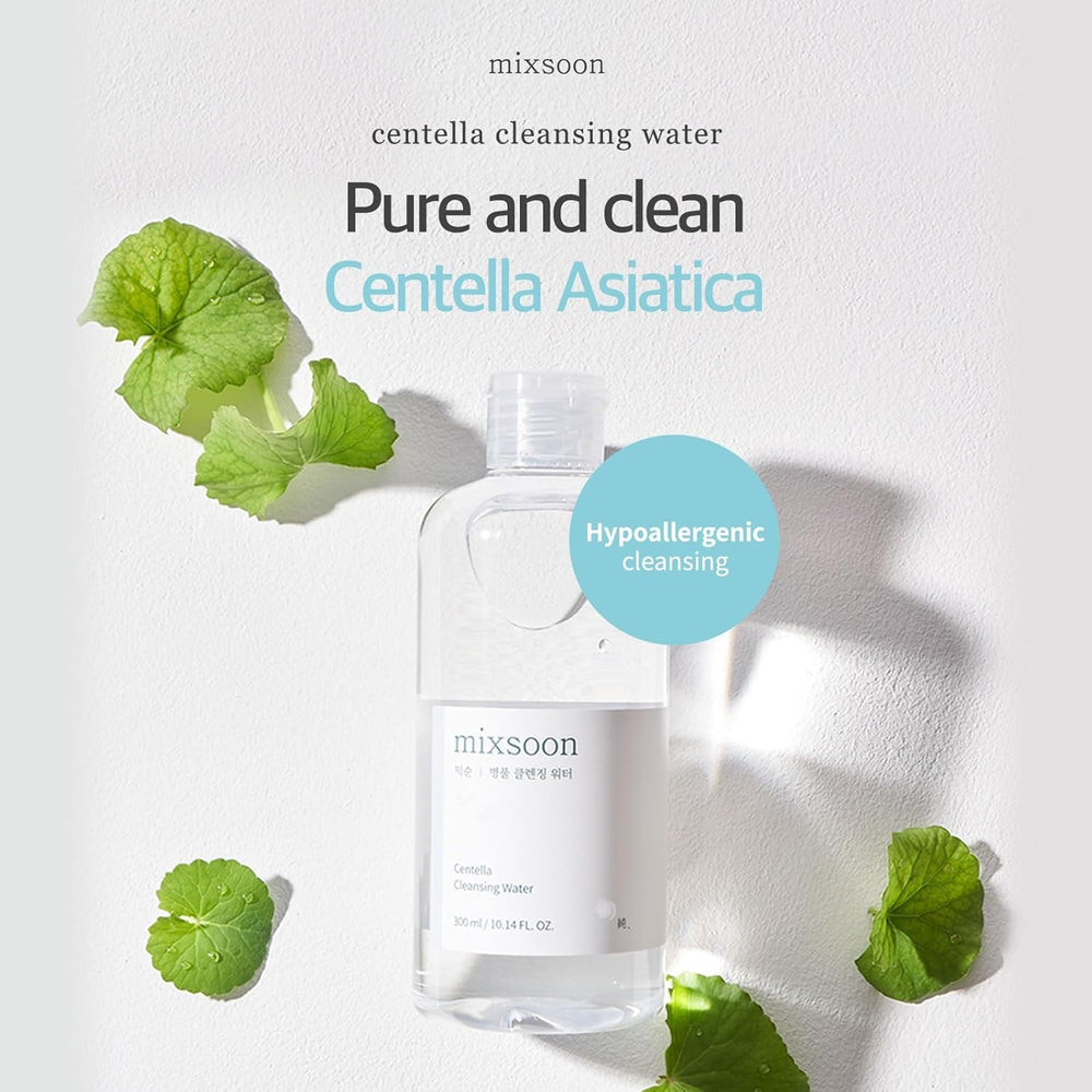 Mixsoon Centella Cleansing Water Centella Asiatica focus for soothing cleansing