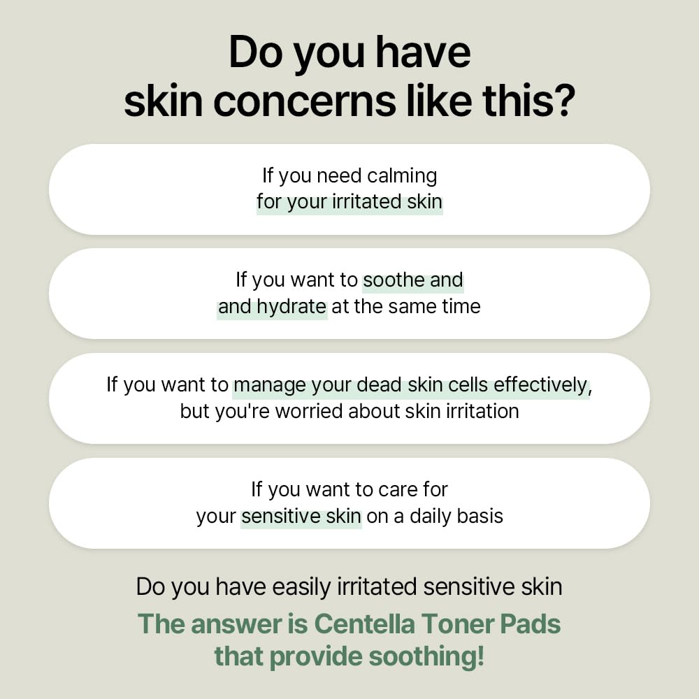 Mixsoon Centella Toner Pad 3-layer gauze reveals gentle moisture retention.