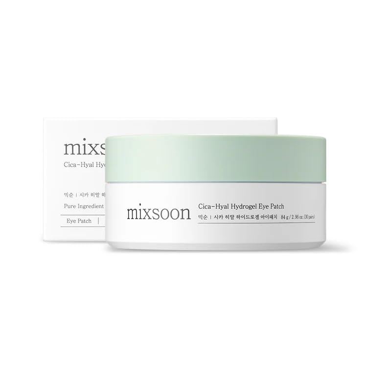 Mixsoon Cica-Hyal Eye Patch hydrogel melts into skin for a smooth feel
