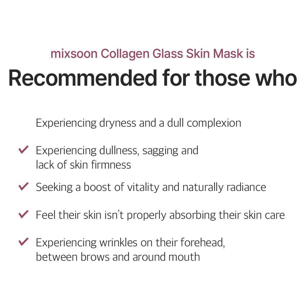 Texture essence of Mixsoon Collagen Glass Skin Mask closeup