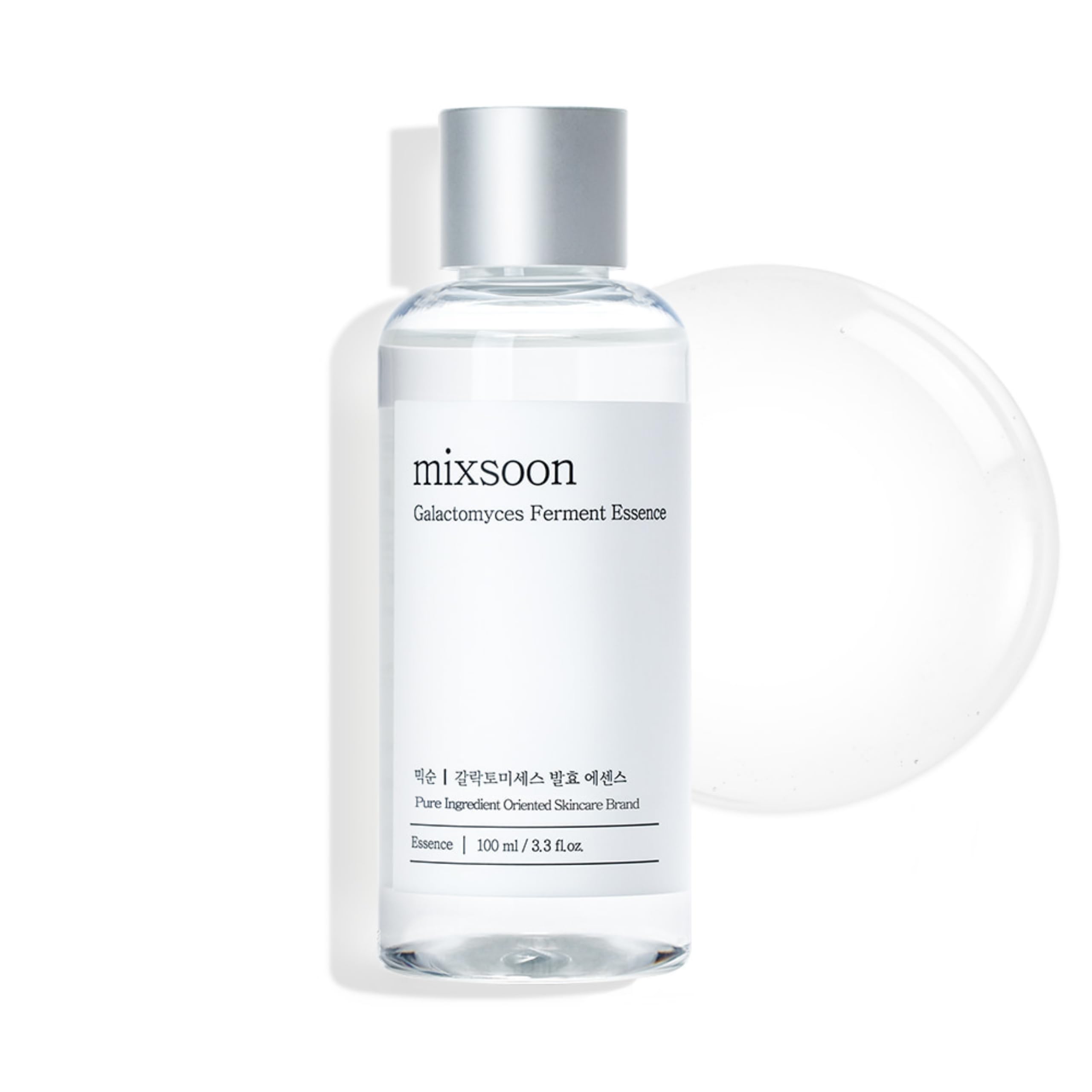 Mixsoon Galactomyces Ferment Essence bottle offers lightweight hydration for daily use.